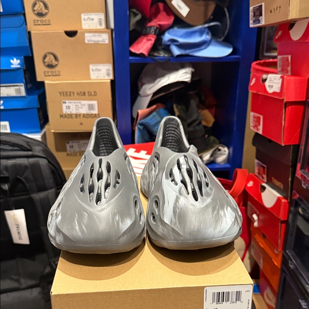 Gray Foam Slip-On Shoes